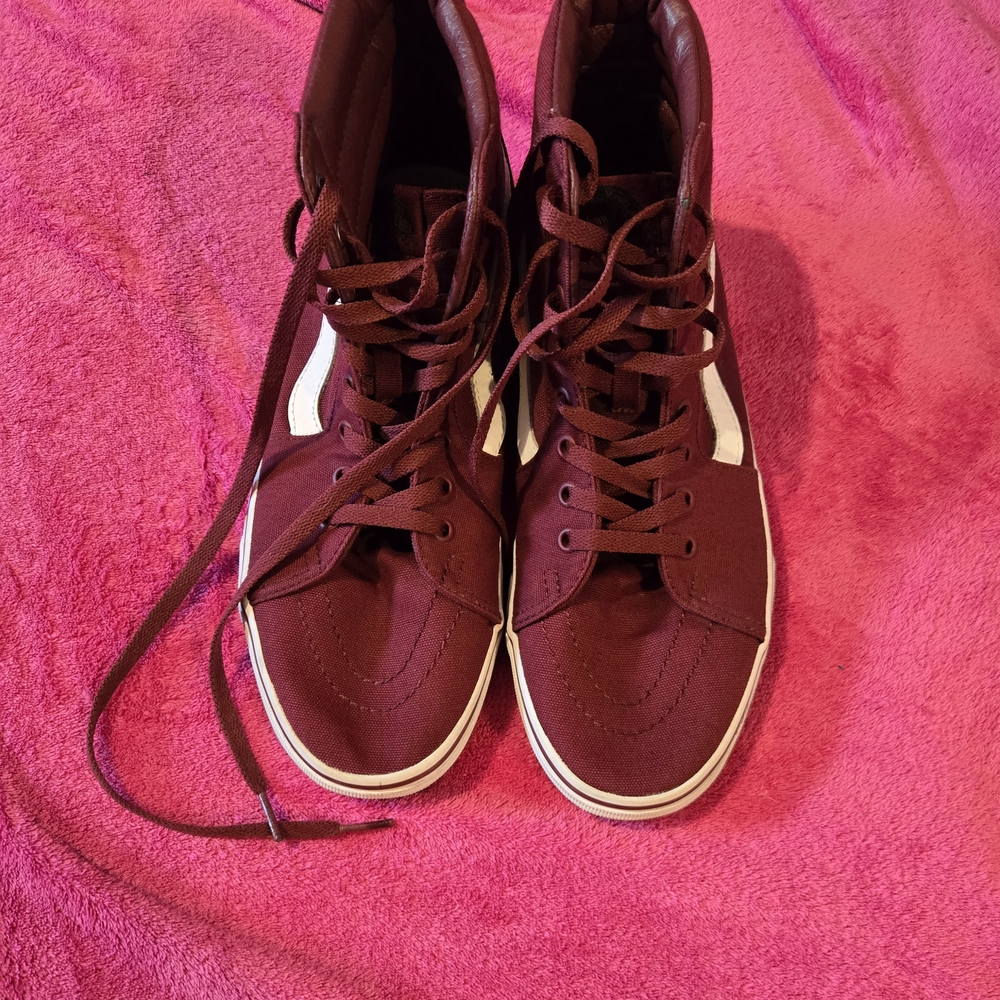 Burgundy Vans